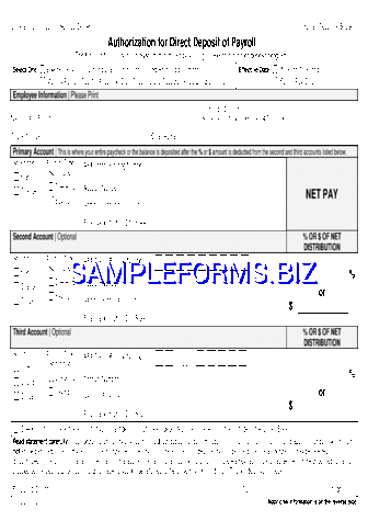 Wisconsin Direct Deposit Form 3 pdf free